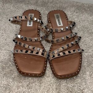 Steve Madden Metallic Studded Sandals